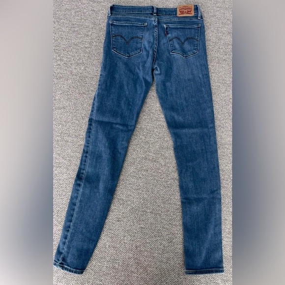 Signature by Levi Strauss Women's 711 Skinny Jeans - Blue - Picture 11 of 13